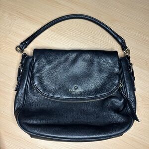 Kate Spade womens leather shoulder bag black